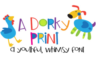 A Dorky Print Typeface for Playful Branding