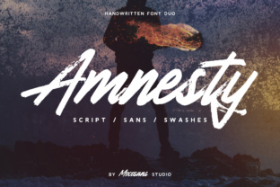 Amnesty Font: Rustic Script for Makers