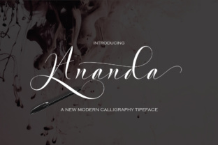 Ananda Script Font for Elegant Editorial Design
