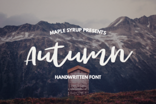 Autumn Script: A Modern Handwritten Typeface for Web Design