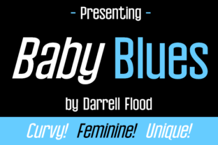 Baby Blues Font for Feminine Branding