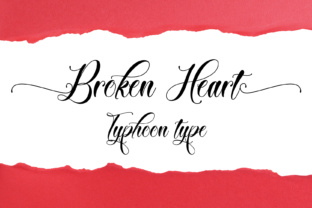 Broken Heart Font for Elegant Branding
