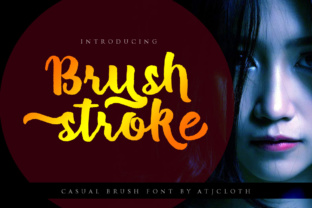 Brush Stroke Font: A Textured Script for Bold Design