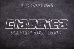 Classica: The Cartoon Outline Font for Bold Campaigns