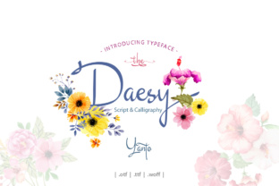 Daesy Script Font for Elegant Handmade Designs