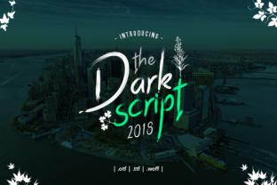 Dark Script Font for Elegant Branding Projects
