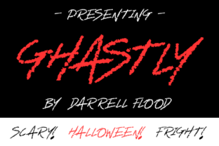 Ghastly Font for Spooky Handmade Designs