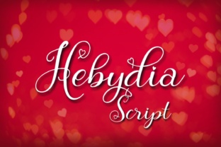 Hebydia Script Font for Crafters