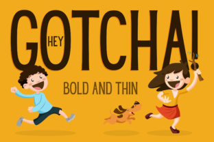 Hey Gotcha Font: Playful Typography for Digital Campaigns