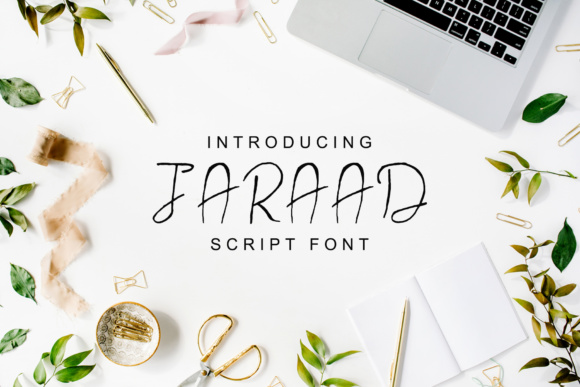 Jaraad Family Font for Minimalist Craft Branding