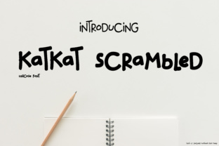 Katkat Scrambled Typeface for Bold Campaigns