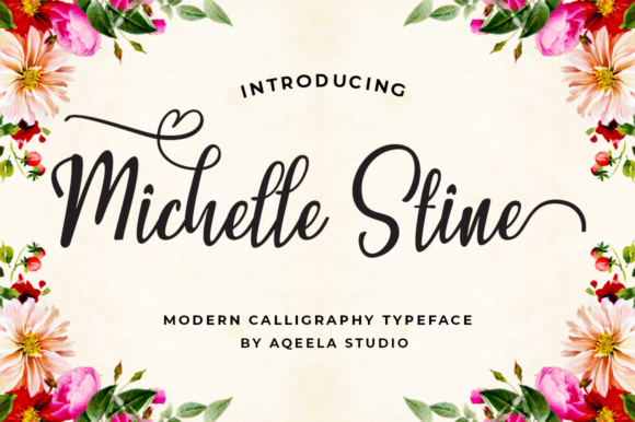 Michelle Stine Script: A Modern Typeface for Business Branding