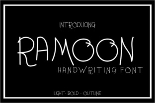 Ramoon: A Modern Handwritten Font for Branding