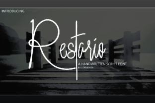 Restario Font: Modern Script for Web Design