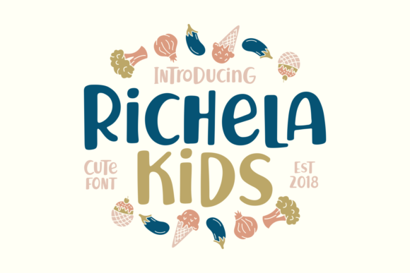 Richela Kids Font for Playful Campaign Design