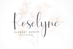 Roselyne Script Font for Elegant Handmade Designs