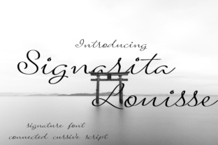 Signarita Louisse: A Signature Font for Elegant Branding