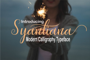 Syantiana: A Natural Handmade Calligraphy Font