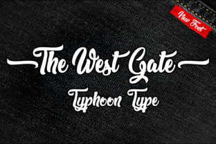 The West Gate Font for Handmade Branding