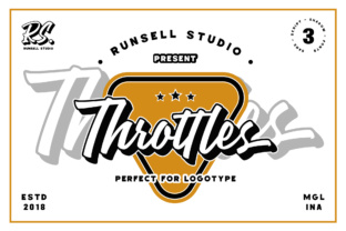 Throttles Font for Modern Web Design