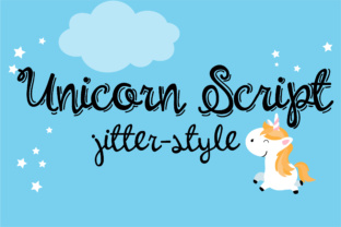 Unicorn Script Jitter Font for Scroll-Stopping Social Graphics